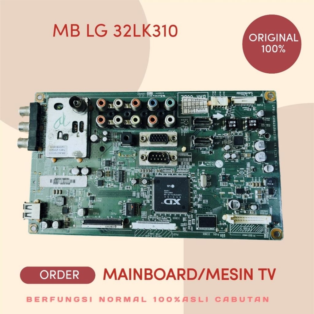 mb lg 32lk310  lg 32lk310 motherboard  mesin tv led lcd