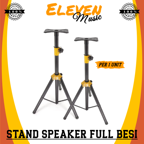 Stand Speaker Speaker Bahan Full Besi Stand Tripod Speaker Full Besi