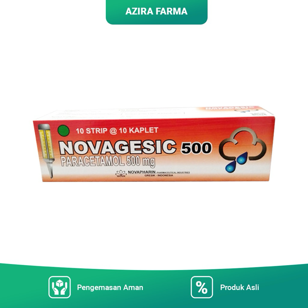 Novagesic 500mg perbox