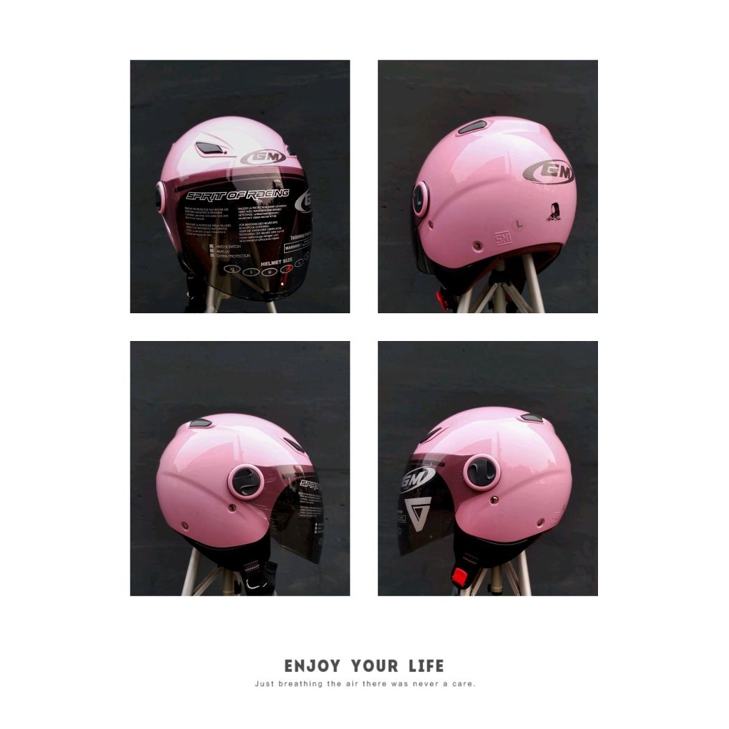 HELM GM HIJAB SOLID HELM GM VENUS HIJAB ORIGINAL,HELM SEPEDA MOTOR VESPA HELM CEWEK