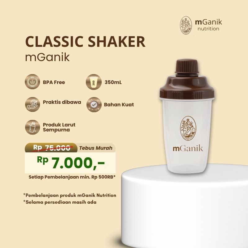 Botol Shaker mGanik - BPA FREE - 350ml