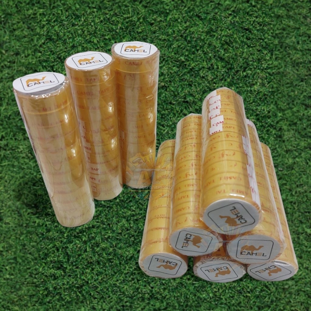 Isolasi Camel Plester Selotip Bening Merk Camel 1slop isi 12pcs