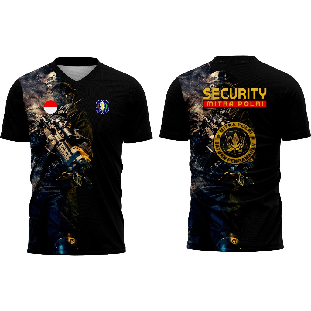 jersey satpam terbaru 2025//jersey security//kaos satuan pengaman//fullprinting gratis nama