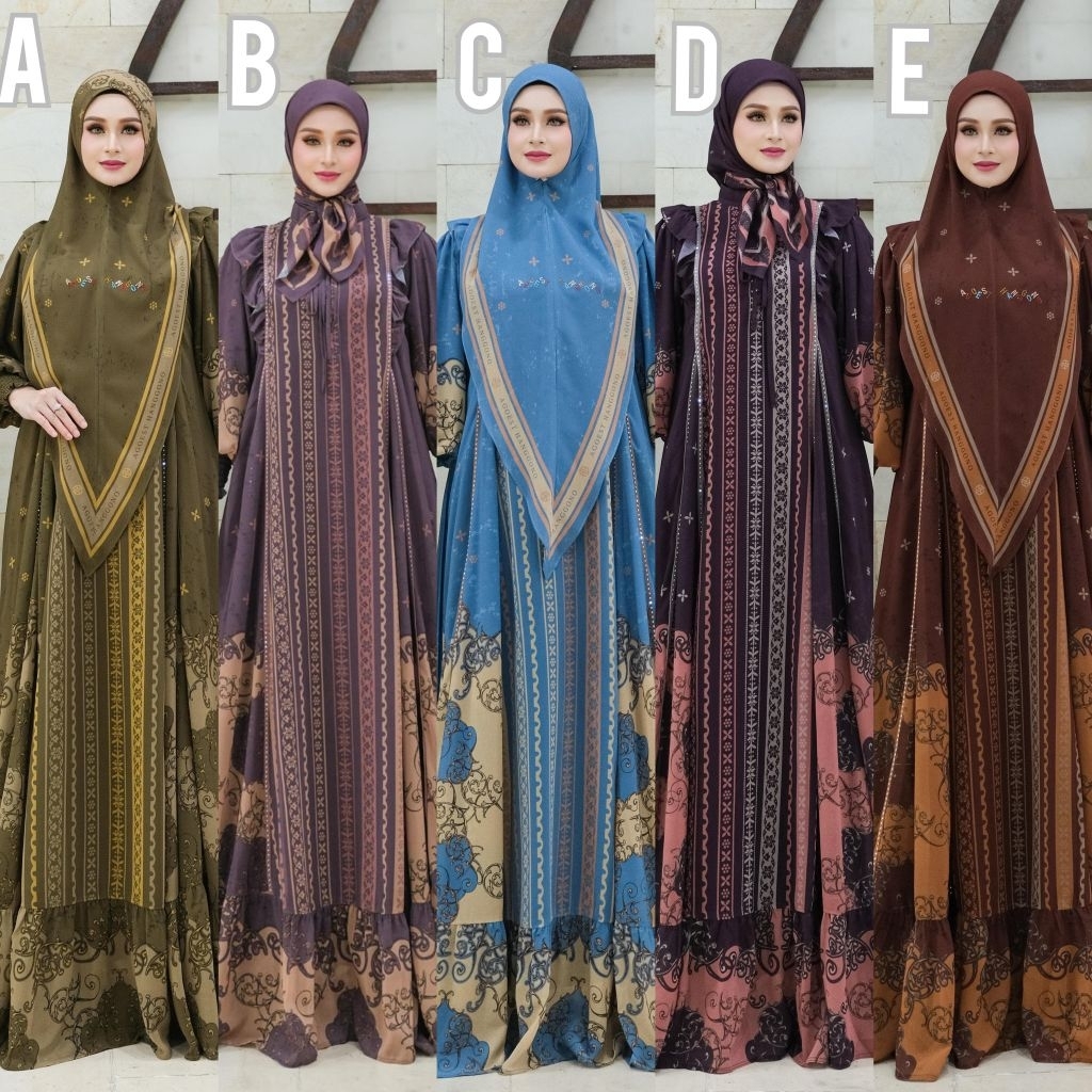 CASANDRA SERIES BY AGOEST HANGGONO Dress Scraft Syari Khimar by Agoest Hanggono READY