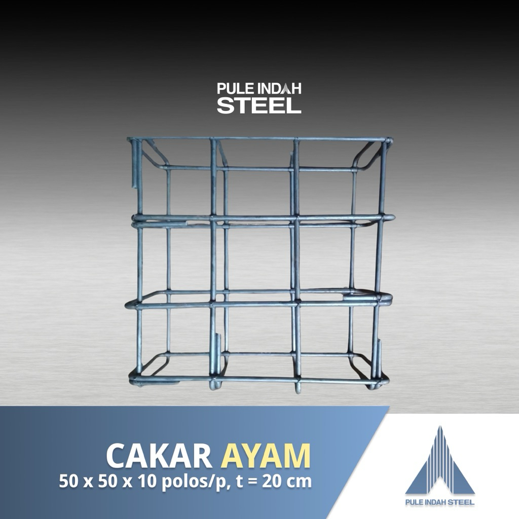 Cakar Ayam 50x50x10 polos/p