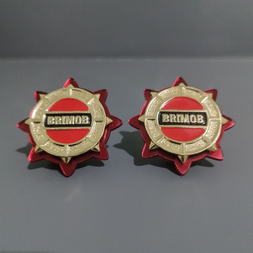 Roda Brimob / Pin Roda Brimob / Brivet Roda Brimob Premium