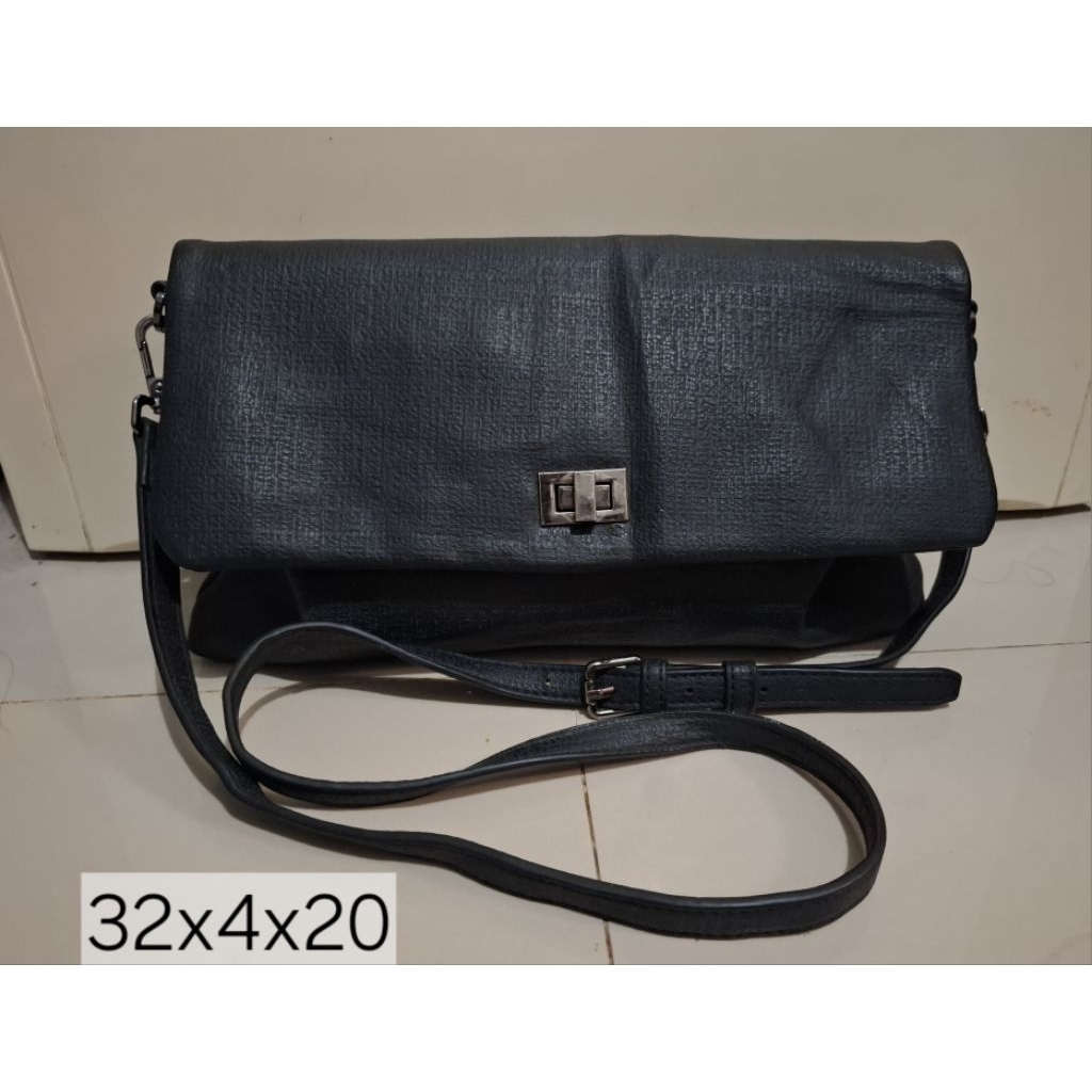 Tas sling esquire / slempang kulit wanita PL