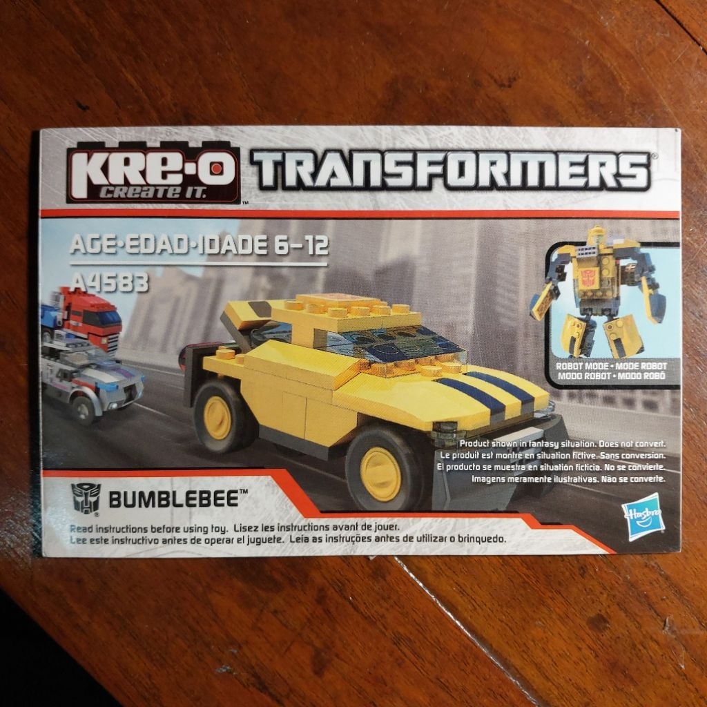 Kre-o transformers Set Bumblebee Small
