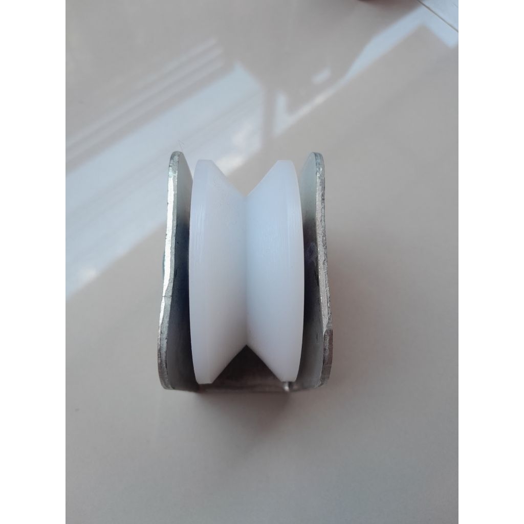 Limaukuit_Space Roda Pagar Nilon Anti Berisik Rel Bulat Dan Siku