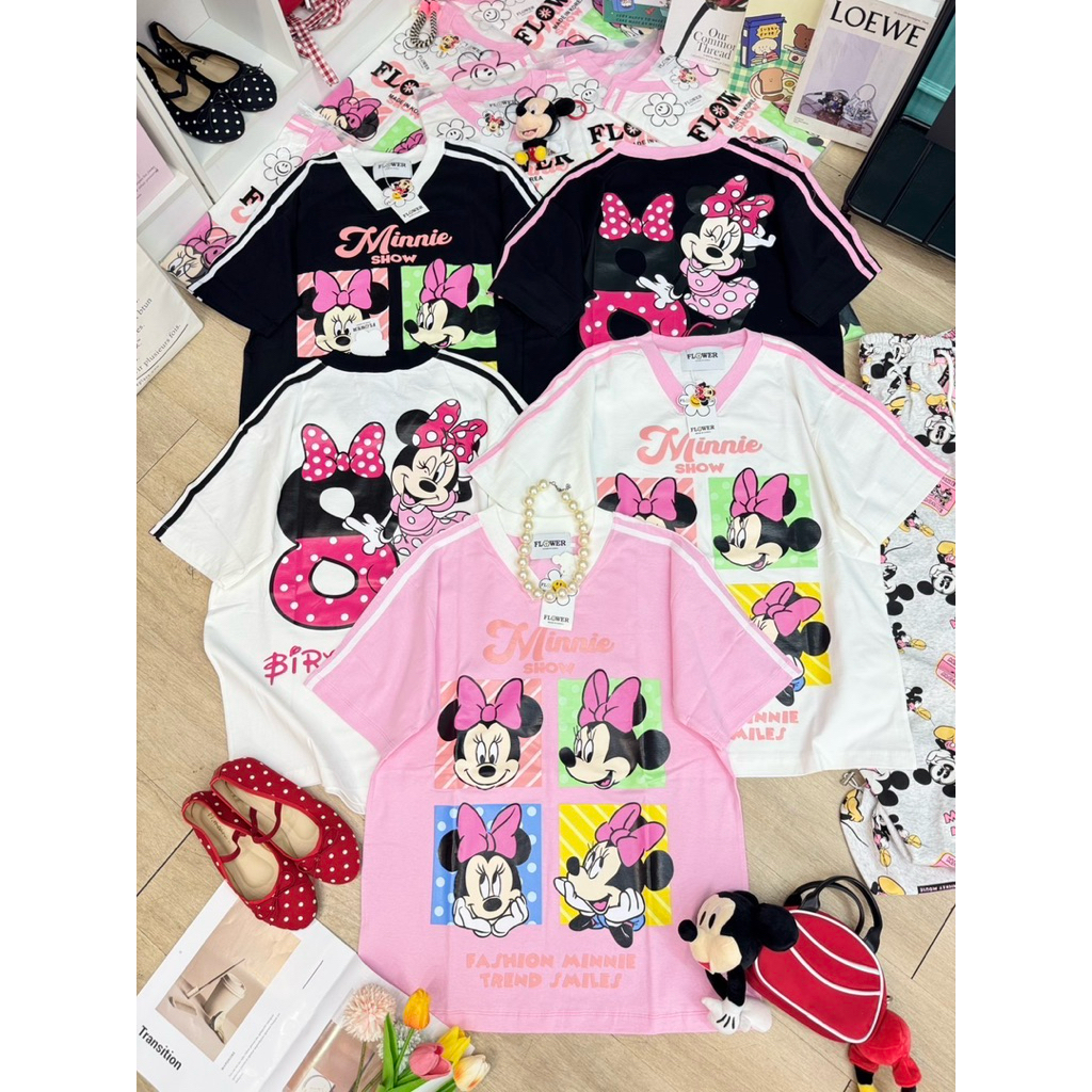 kaos oversize Flower bkk