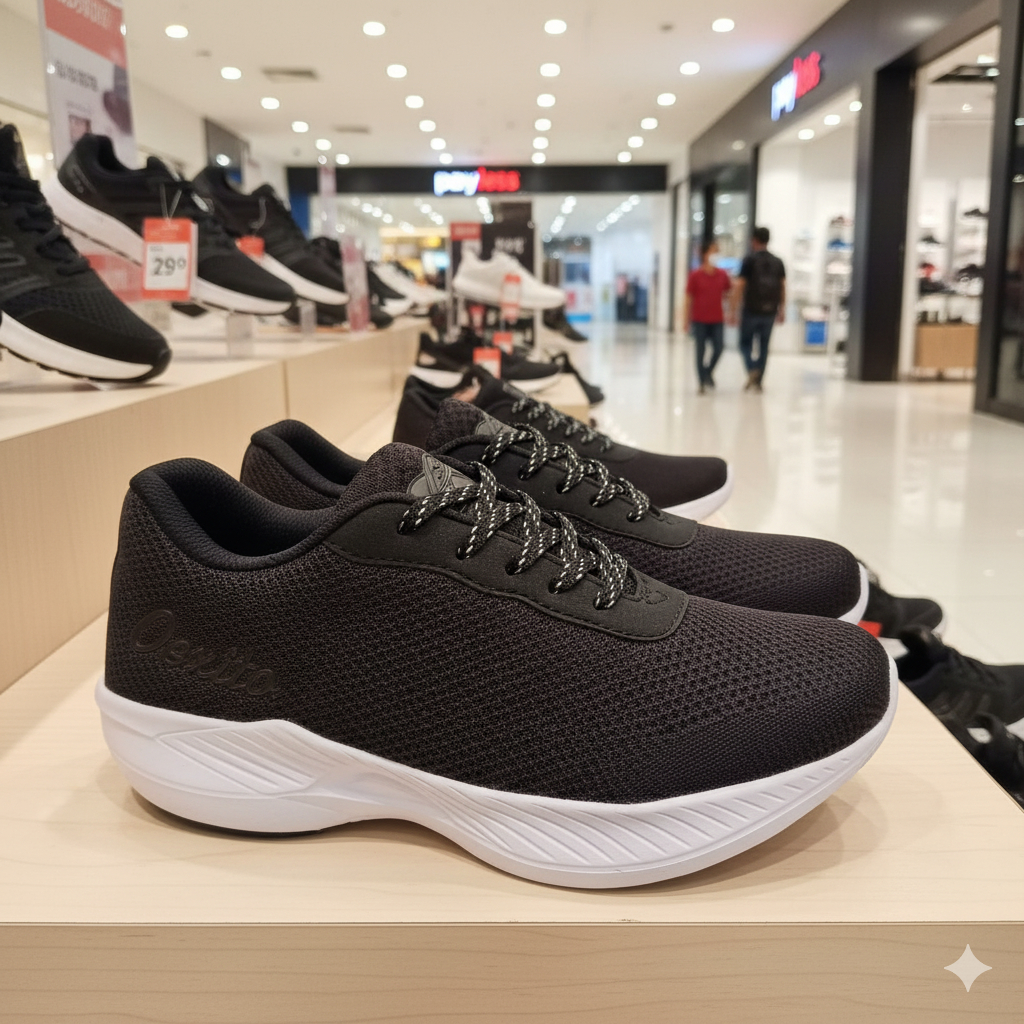 Sepatu Sneakers Lokal Original Oexito Fly Running / Sepatu Sekolah Laki Laki Perempuan Basic Running