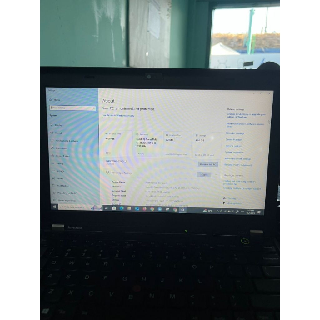 Lenovo Thinkpad x230 Intel Core i7-3520M Gen 3