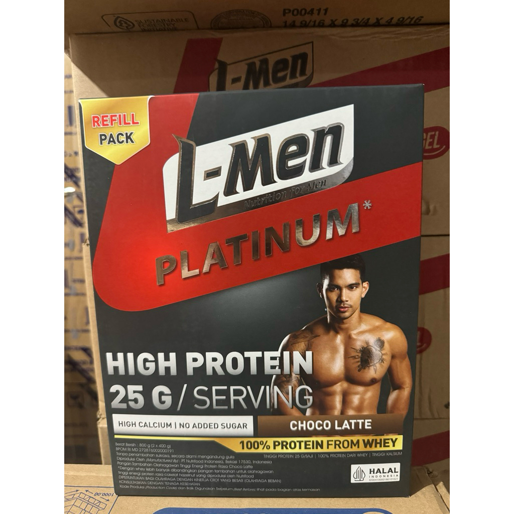 l-men platinum choco latte refill 800 gr
