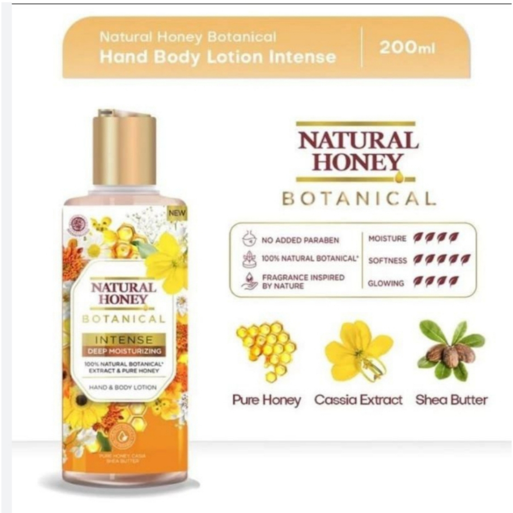 NATURAL HONEY BOTANICAL HAND& BODY LOTION 200 ML