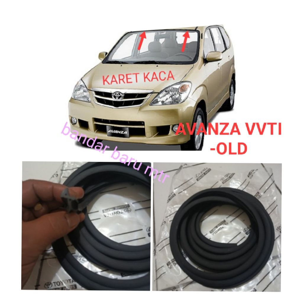 KARET KACA BESAR DEPAN AVANZA VVTI/LAMA original