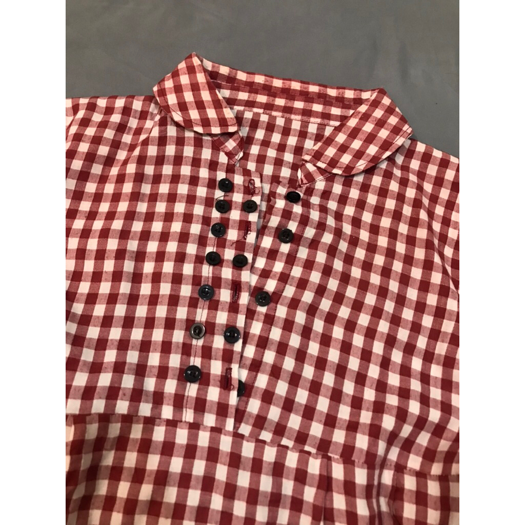 [PRELOVED] Kemeja Kotak Kotak Merah