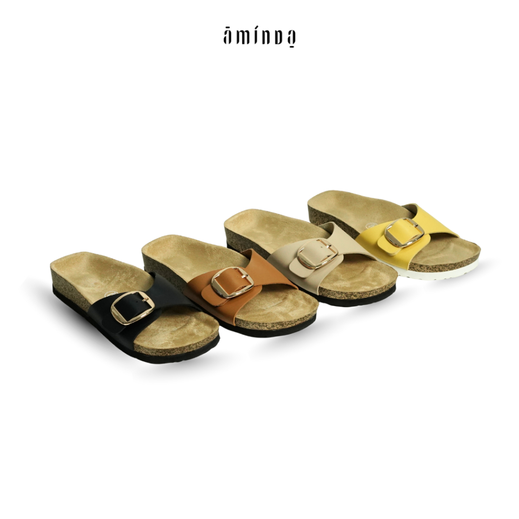 AMINDA MIYAH SERIES - Sendal Wanita daily dan Timeless (Nyaman diPakai seharian)