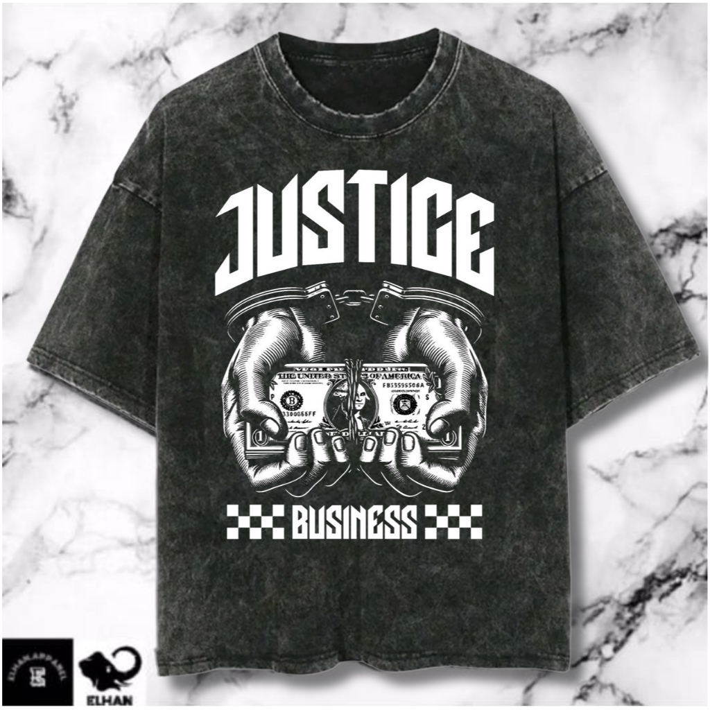 KAOS REGULAR WASHING | JUSTICE | KAOS WASHING PREMIUM | BAJU VINTAGE WASHING REGULAR | KAOS WASHING 