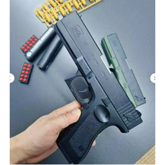 ZDANT9G Mainan Anak PISTOL PLASTIK 1911 Tembakan Plastik Eva Soft Bullet Series Tembakan Pistol Main
