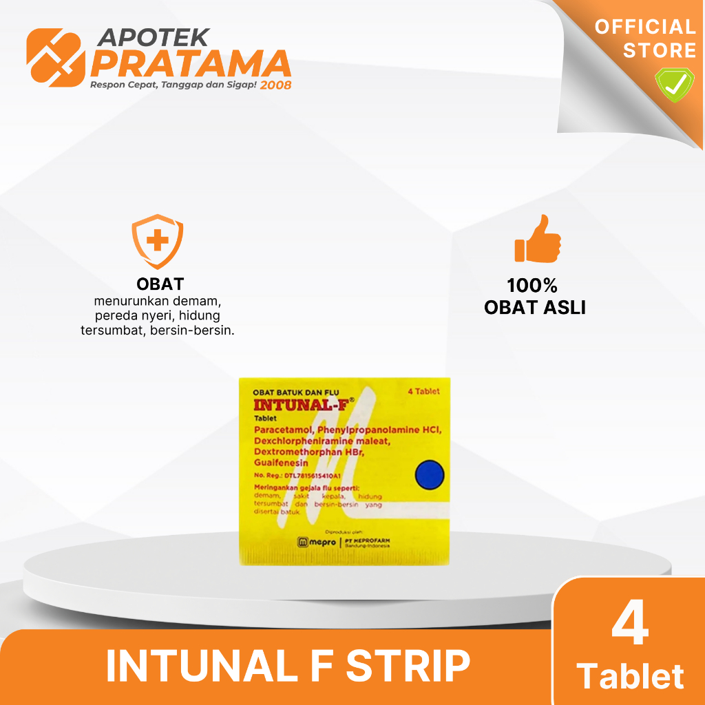 INTUNAL F STRIP (10 TABLET/4 TABLET)