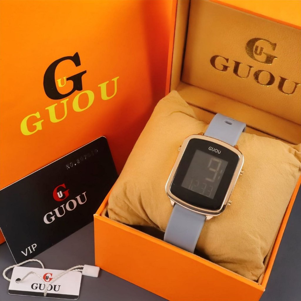 Jam Tangan Wanita Guou Digital Layar Sentuh Termurah Original Watches Fashion