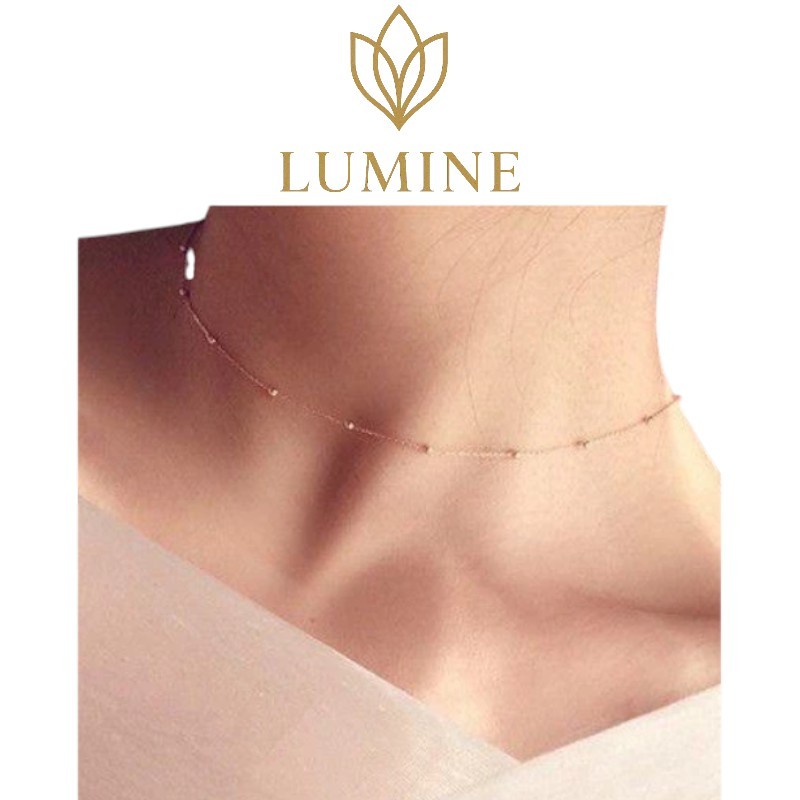 Kalung Choker Chain Manik Kalung Aksesoris Wanita Kalung Rantai Emas Tanpa Liontin / Polos Kalung Ra