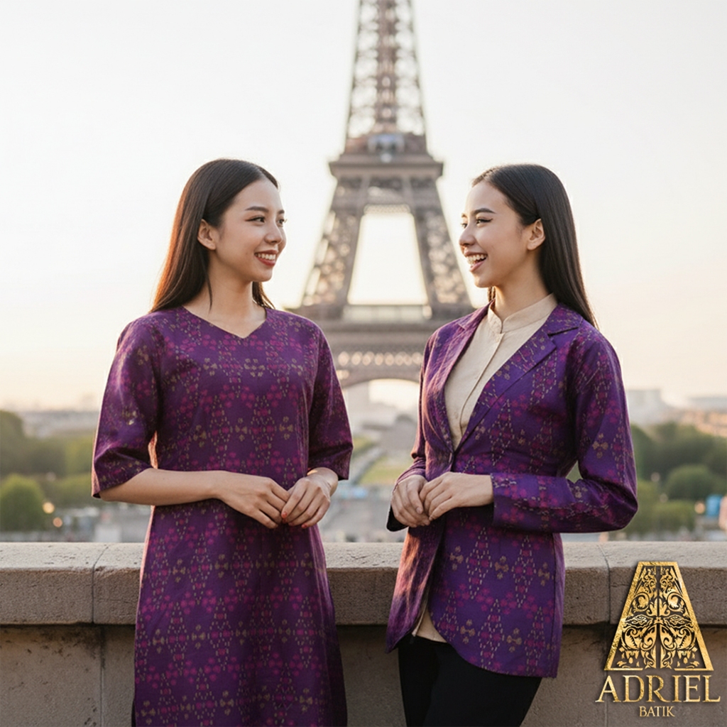 HALMAHERA ENDEK SONGKET (TUNIK /BLAZER) - Batik Premium Solo Kualitas Tulis