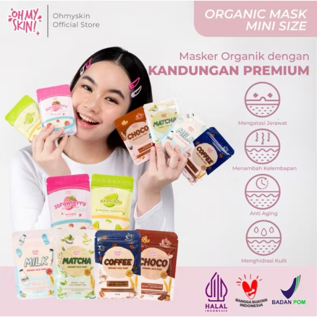 Masker Organik OhMySkin BPOM