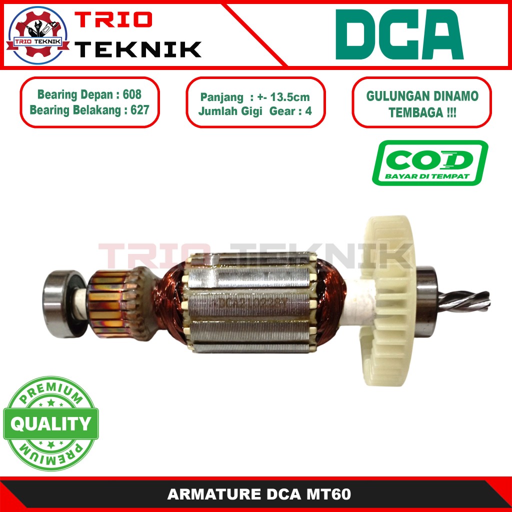 DCA Angker Armature Mesin Bor Maktec MT60