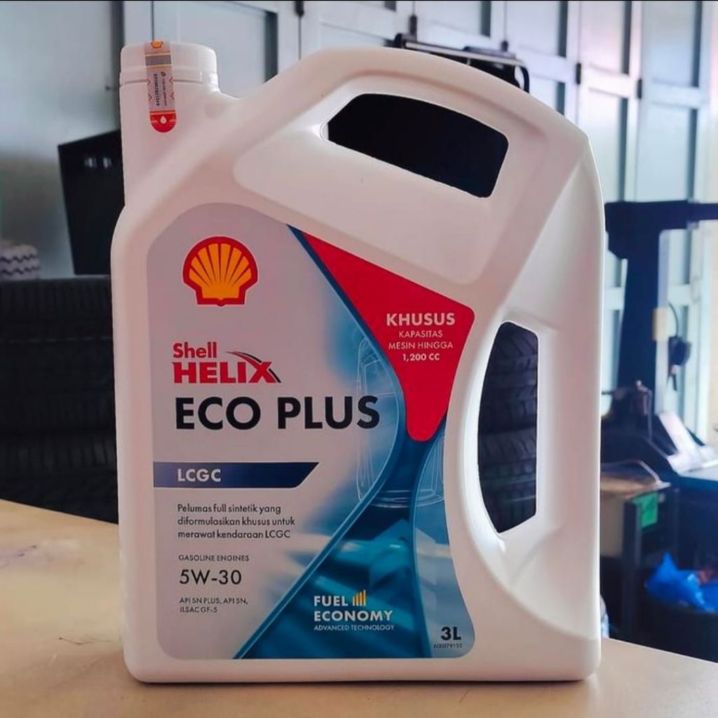Oli mobil Shell Helix Eco Plus 5W-30 3L