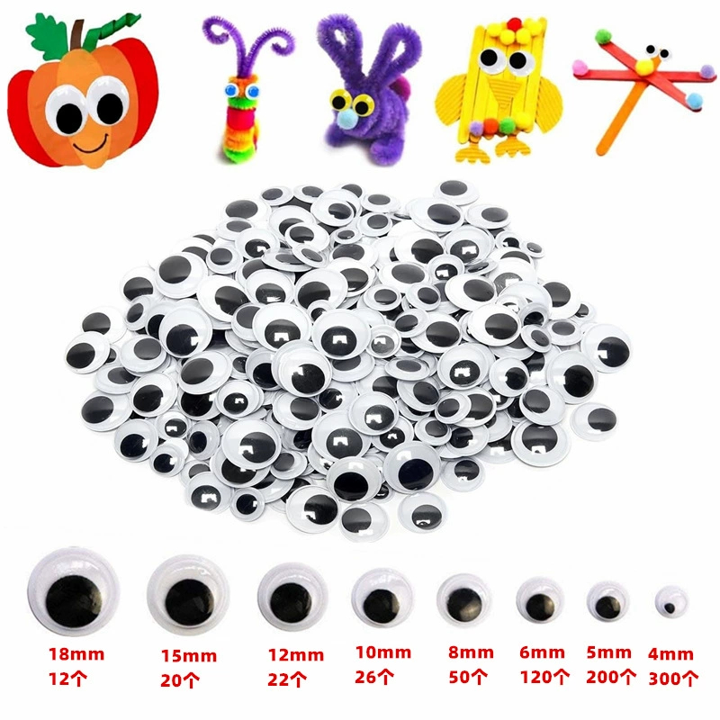 [-+100pcs] Aksesoris Mata Boneka / Mata Goyang Untuk Kerajinan Boneka / Aksesoris Craft DIY