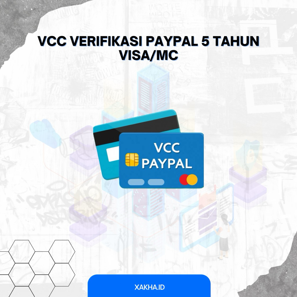 VCC PAYPAL 5 TAHUN Bergaransi