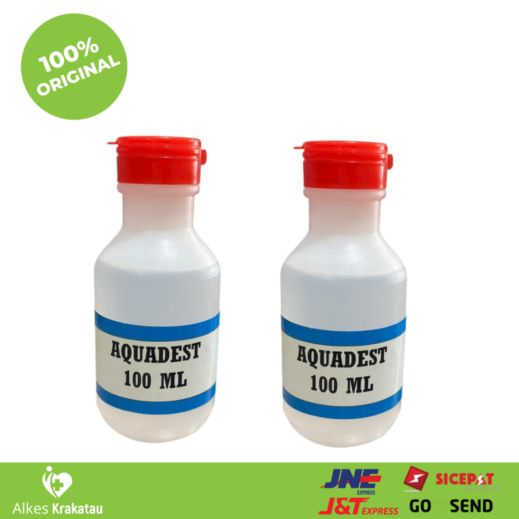 Aquadest 100ml / Aquades 100 Ml / Air Suling