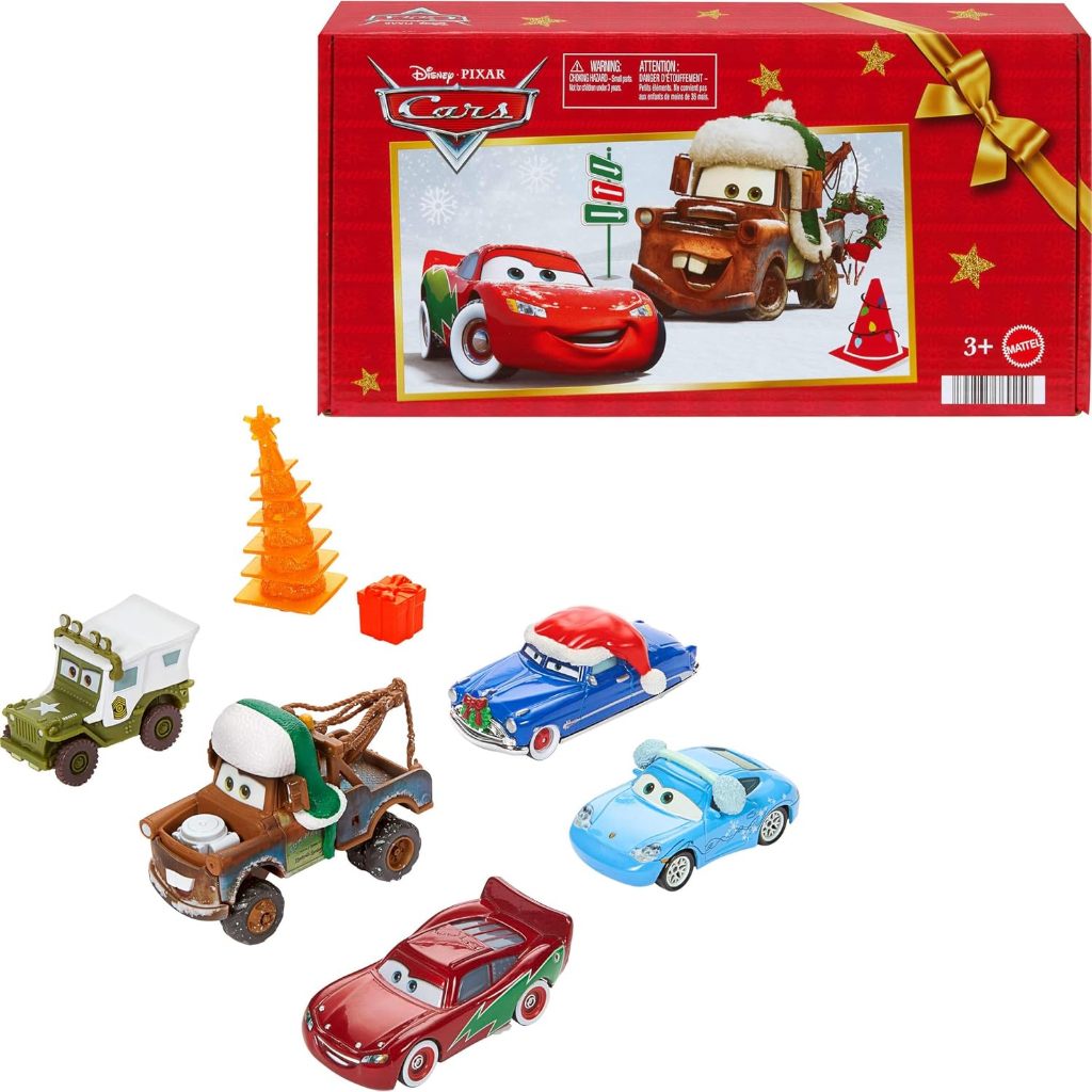 Cars 3 McQueen Truck Set 7 Pcs Pull Back