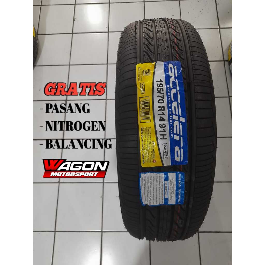 Ban Mobil Ring 14 Accelera - Ban Tubeless 195 70 R14