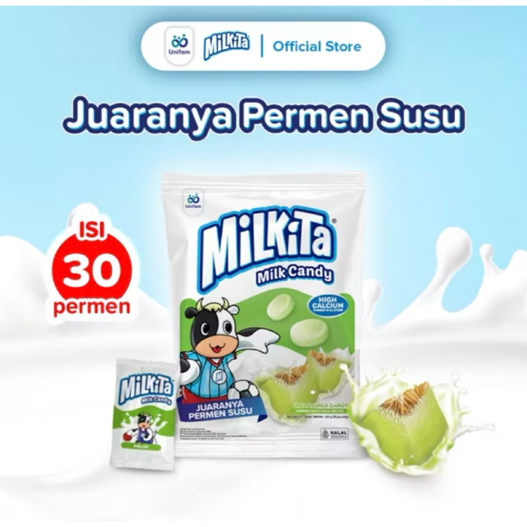 Milkita Candy Melon (isi 30 pc)