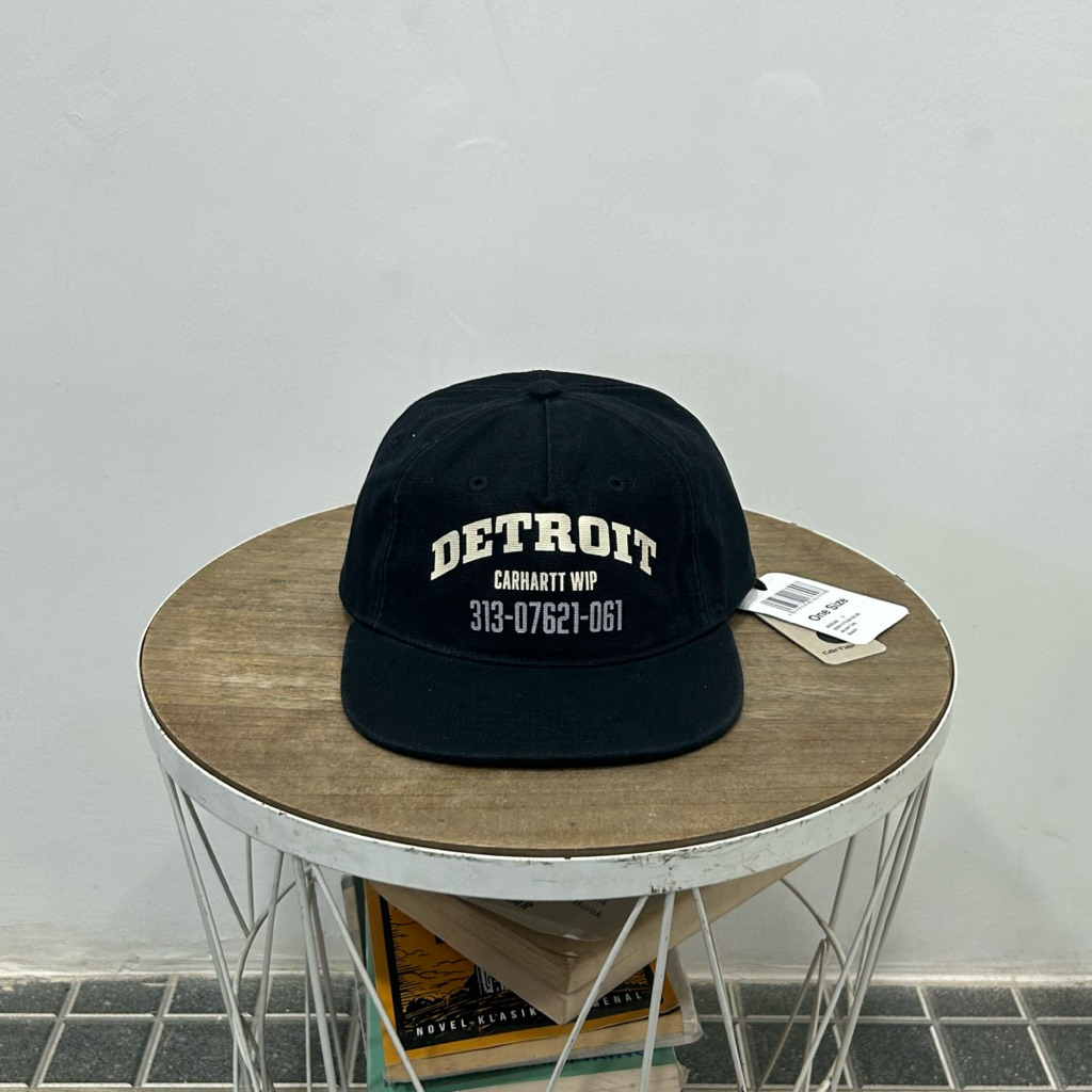 (SALE) ORIGINAL CARHARTT WIP ARCAN CAP BLACK 6 PANEL CAP
