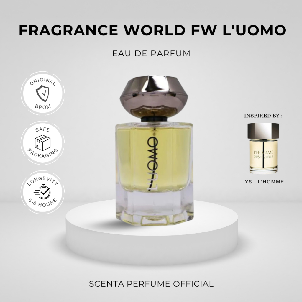 Fragrance World FW L'Uomo Eau de Parfum 100ML Parfum Pria