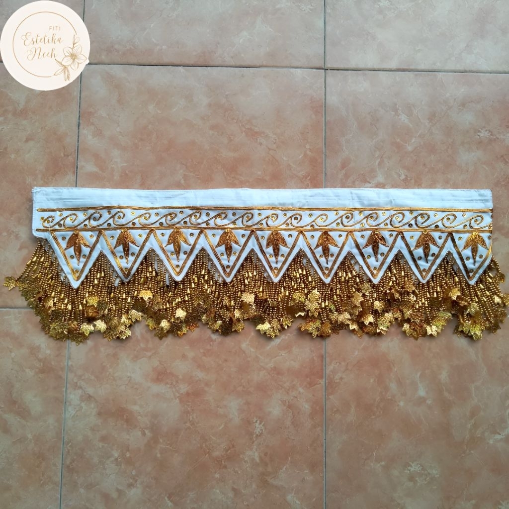 AYU AYU KASAP PELAMINAN ACEH 200×18(SEDANG)/DEKORASI PELAMINAN ACEH