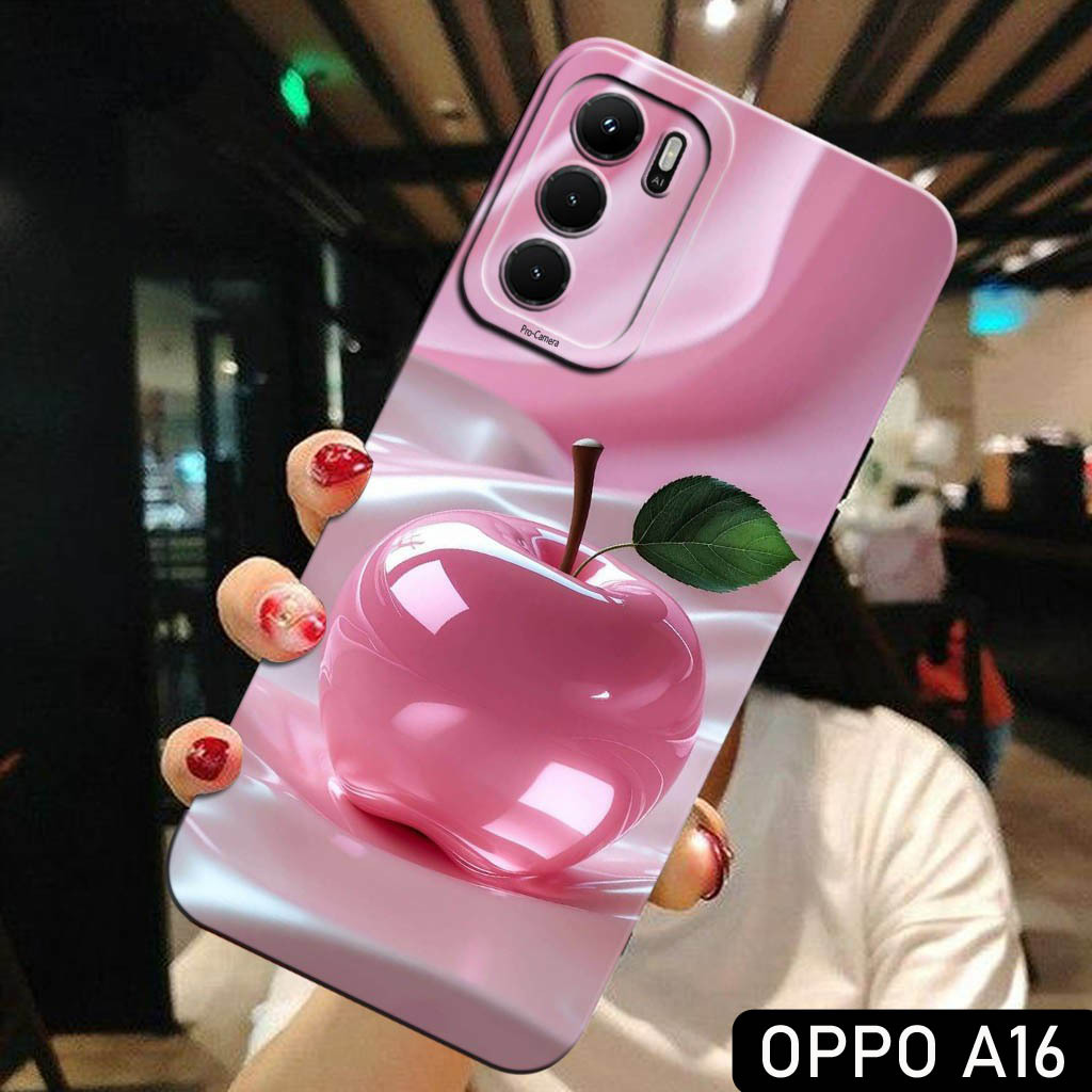 Soft Case Hp OPPO A16 Casing Hp OPPO A16 - Square Case Edge - Case Hp MF16