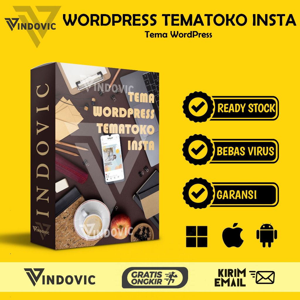 [T0444] Tema WordPress Toko Instagram | Template Website Toko Online