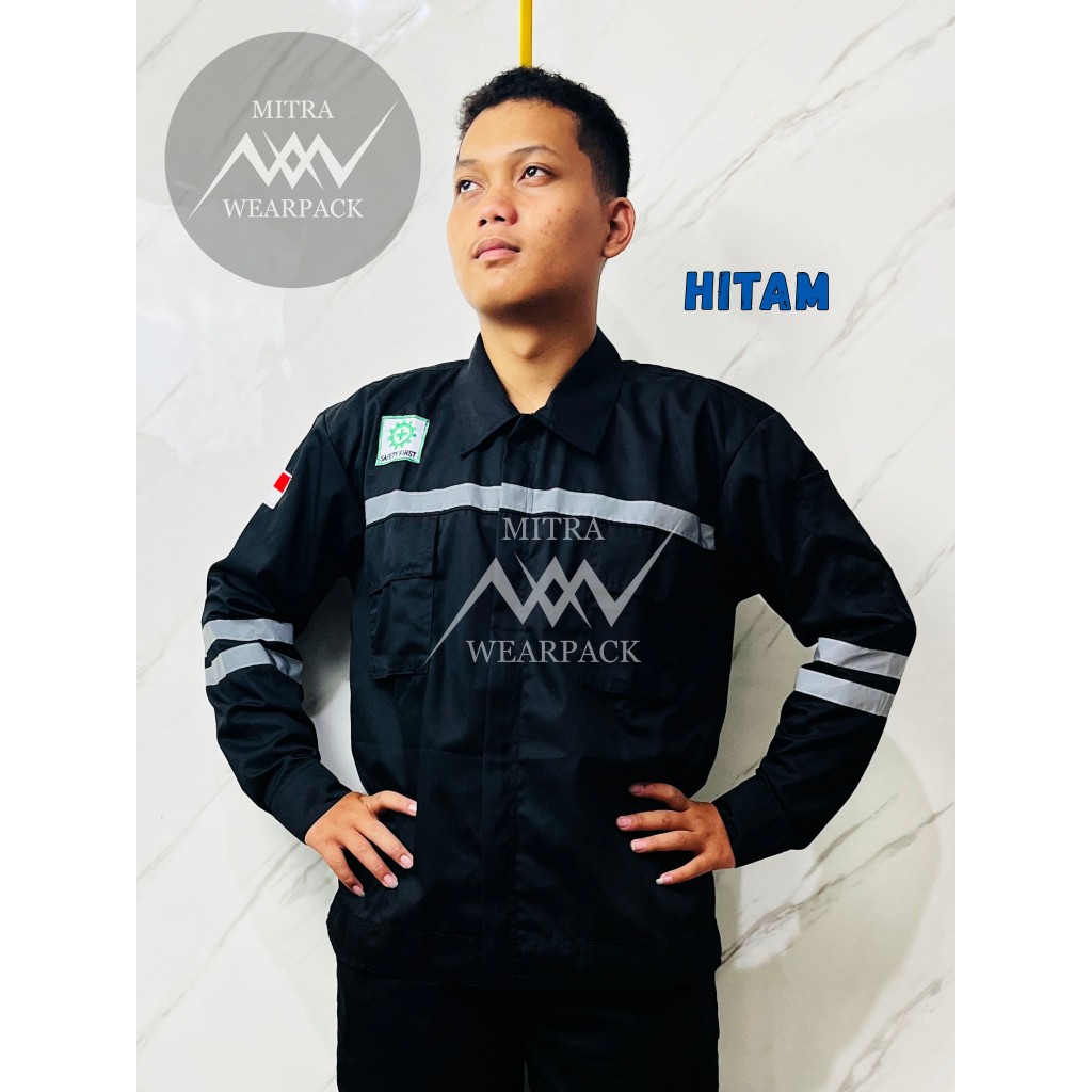 Wearpack Safety Atasan || Hitam