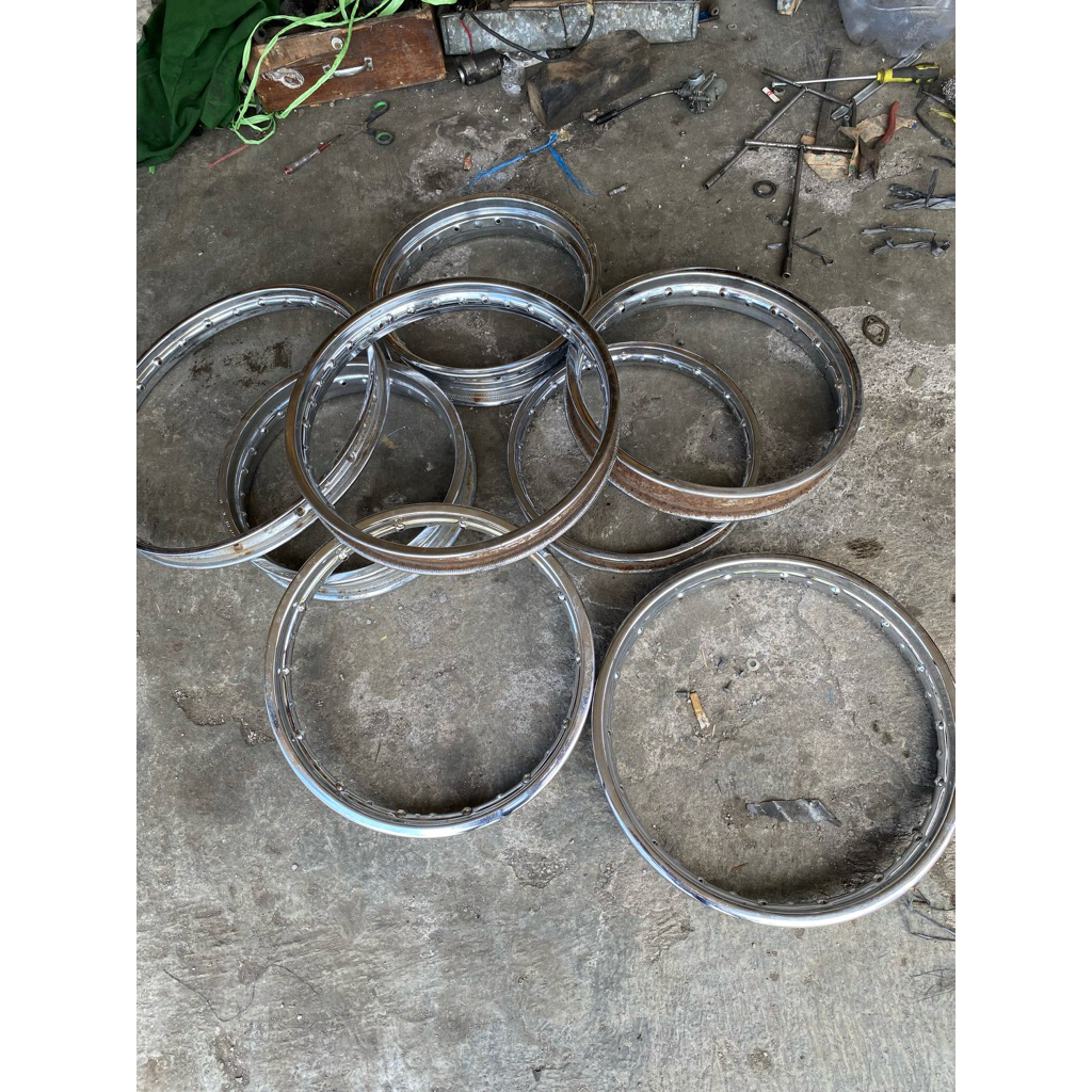 velg pelek besi ring 14 original copotan