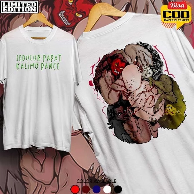 KAOS Sedulur Papat Limo Pancer  KAOS DISTRO Sedulur Papat Limo Pancer PRIA WANITA