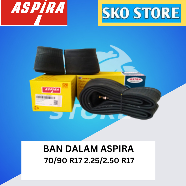 Ban Dalam Aspira 70/90 R17 2.25/2.50 R17 Original Murah