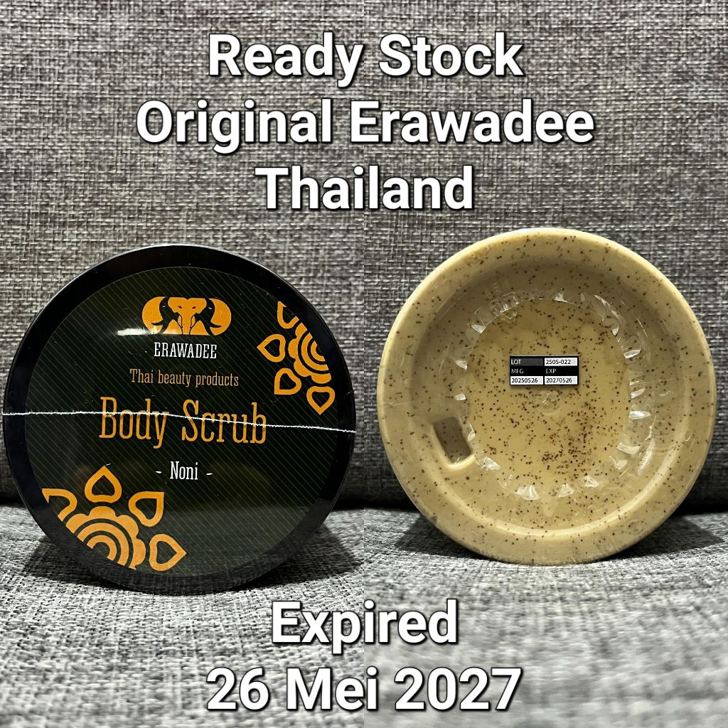 Erawadee Body Scrub Noni Original Erawadee Thailand