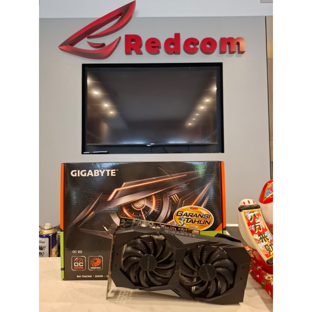 VGA NVIDIA Gigabyte GeForce RTX 2060 OC 6GB GDDR6 | VGA 2ND MULUS LIKE NEW