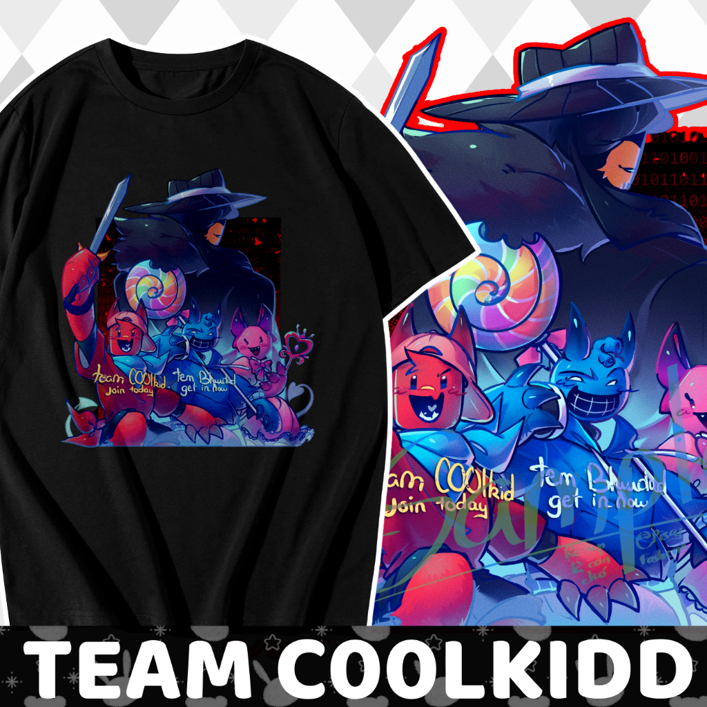 Kaos / Baju Anak-Anak & Dewasa ROBLOX FORSAKEN TEAM C00LKIDD: FEATURED SKINS