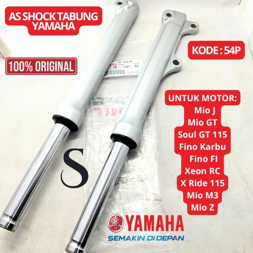 AS SHOCK DEPAN TABUNG KODE-54P ASLI 100% YAMAHA  MOTOR MIO J,MIO GT,SOUL GT 115 DLL ,ORI BERKUALITAS