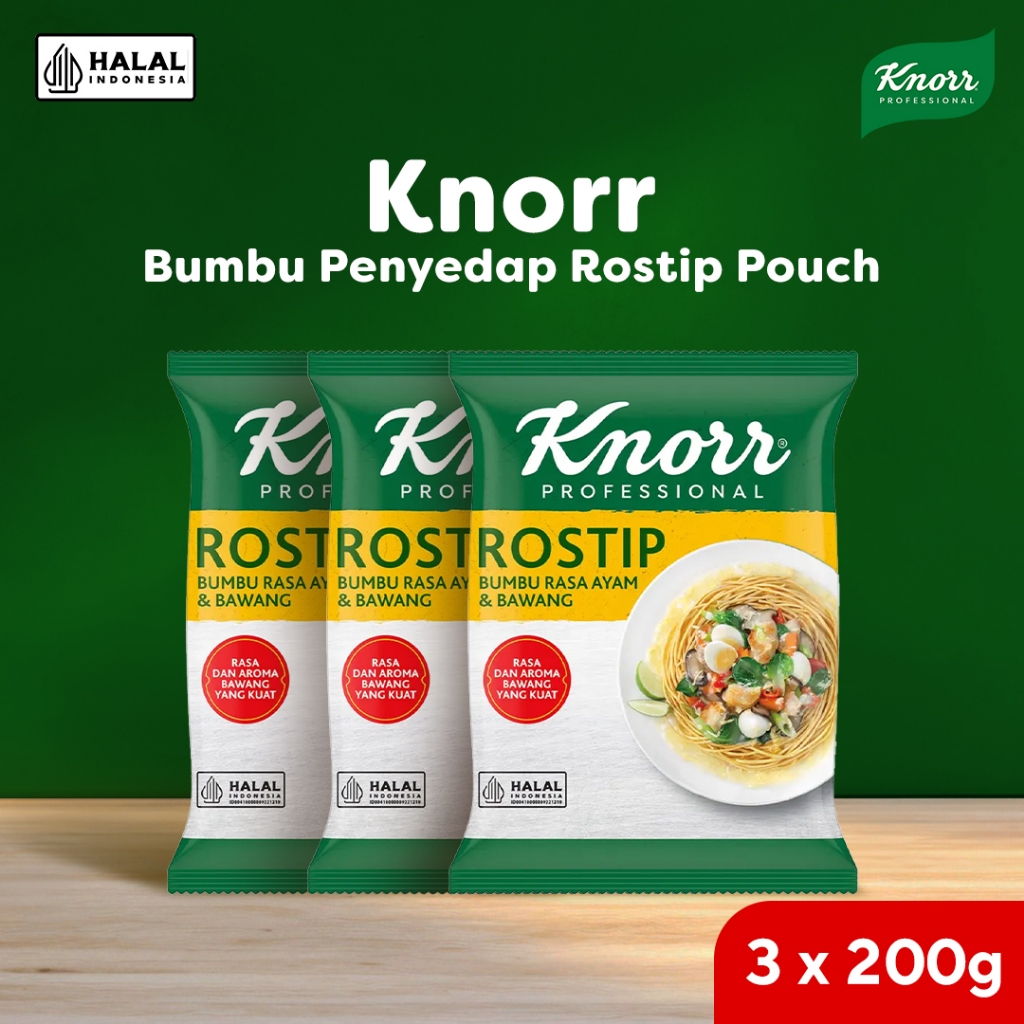Knorr Bumbu Penyedap Rostip Pouch 200G - 3 Pouch
